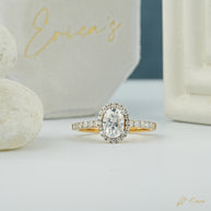 The Empress - Oval Halo Pavé