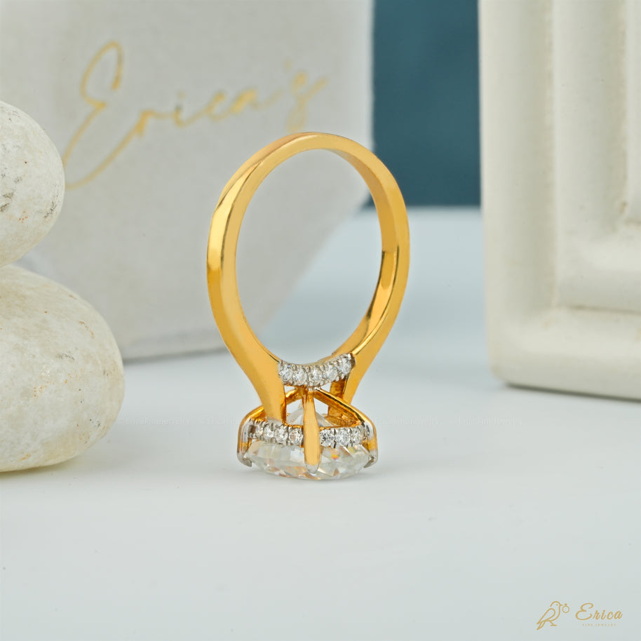 The Coronet - Oval Crown Hidden Halo