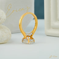 The Coronet - Oval Crown Hidden Halo