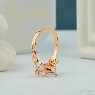 The Wisteria - Vintage Marquise Twisted Band