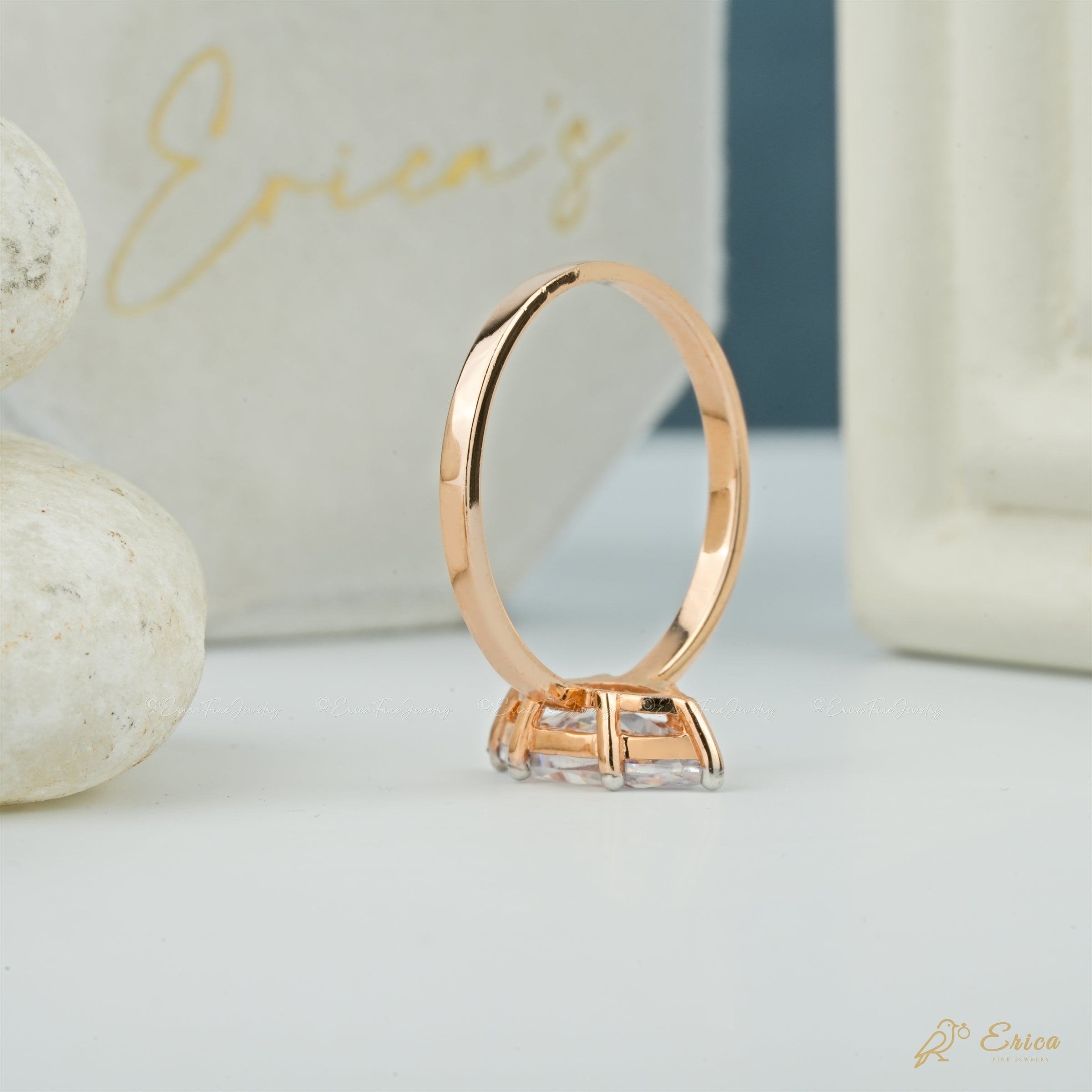 The Whisper - Marquise Solitaire