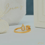 The Duet - Oval & Pear Toi et Moi