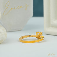 The Glow - Pavé Round Ring