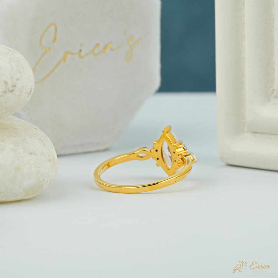 The Cascade - Marquise with marquise Sides