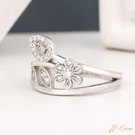 The Garden - Flower & Leaf Botanical Ring