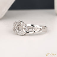 The Chain - Pavé Cuban Link Ring