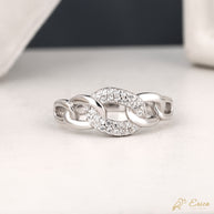 The Chain - Pavé Cuban Link Ring