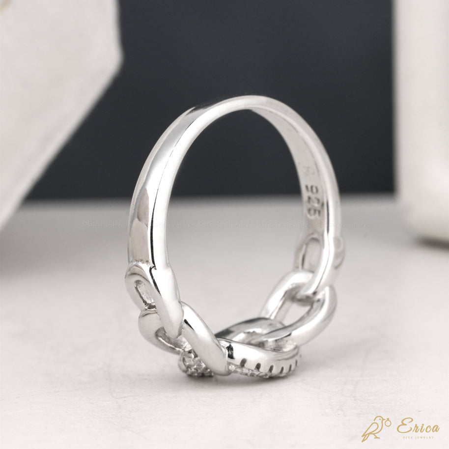 The Chain - Pavé Cuban Link Ring