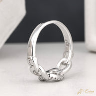 The Chain - Pavé Cuban Link Ring