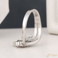 The Elysian - Marquise Illusion Leaf Cluster & Wave Band