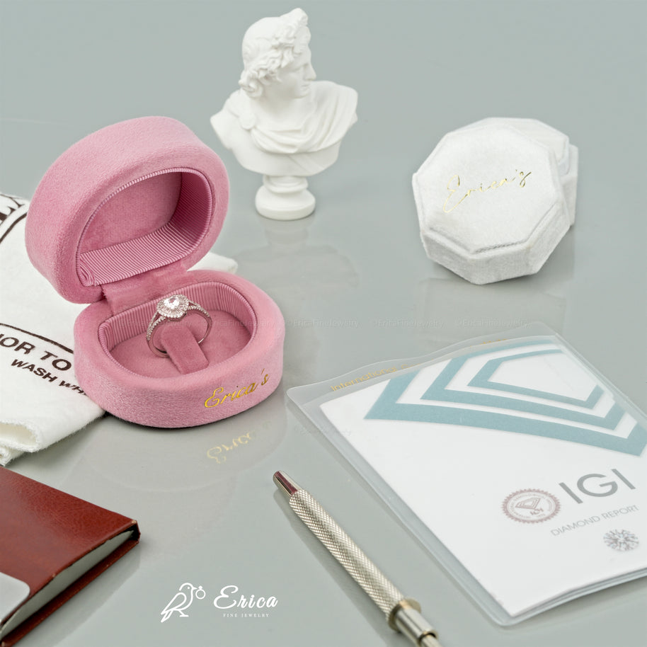 The Amara - Ballerina Halo & Split-Shank Pavé Heart Cut