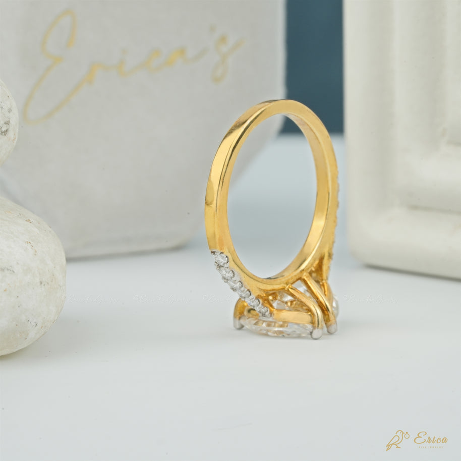 The Devotion - Pear & Marquise Pavé Toi et Moi