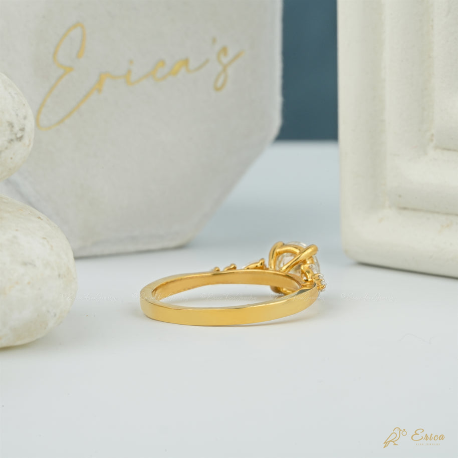 The Celeste - Round Cluster Ring