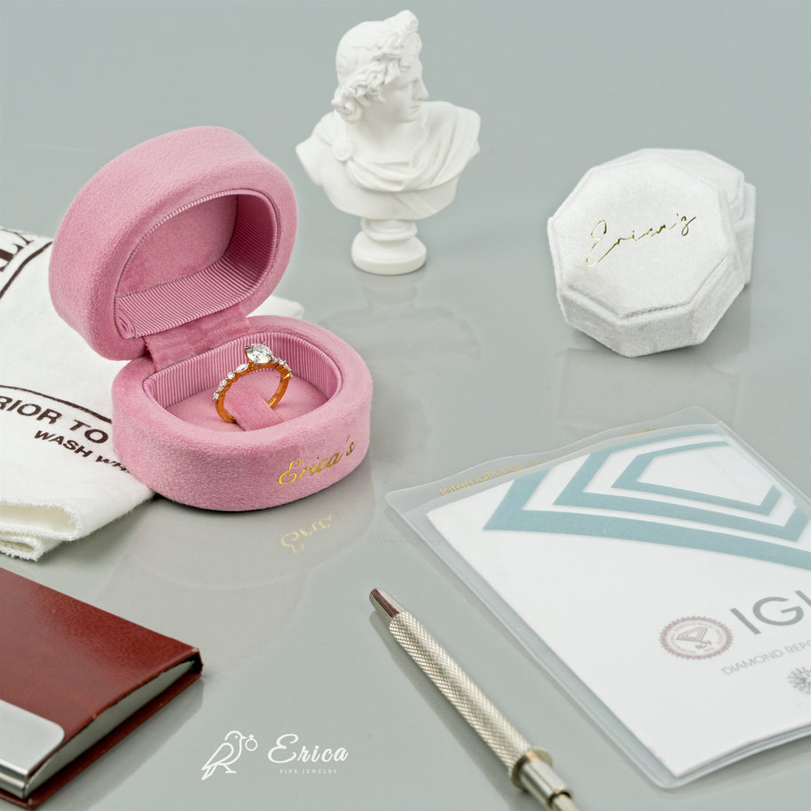 The Glow - Pavé Round Ring