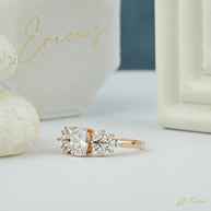 The Eleanor - Vintage Oval with Marquise Sides