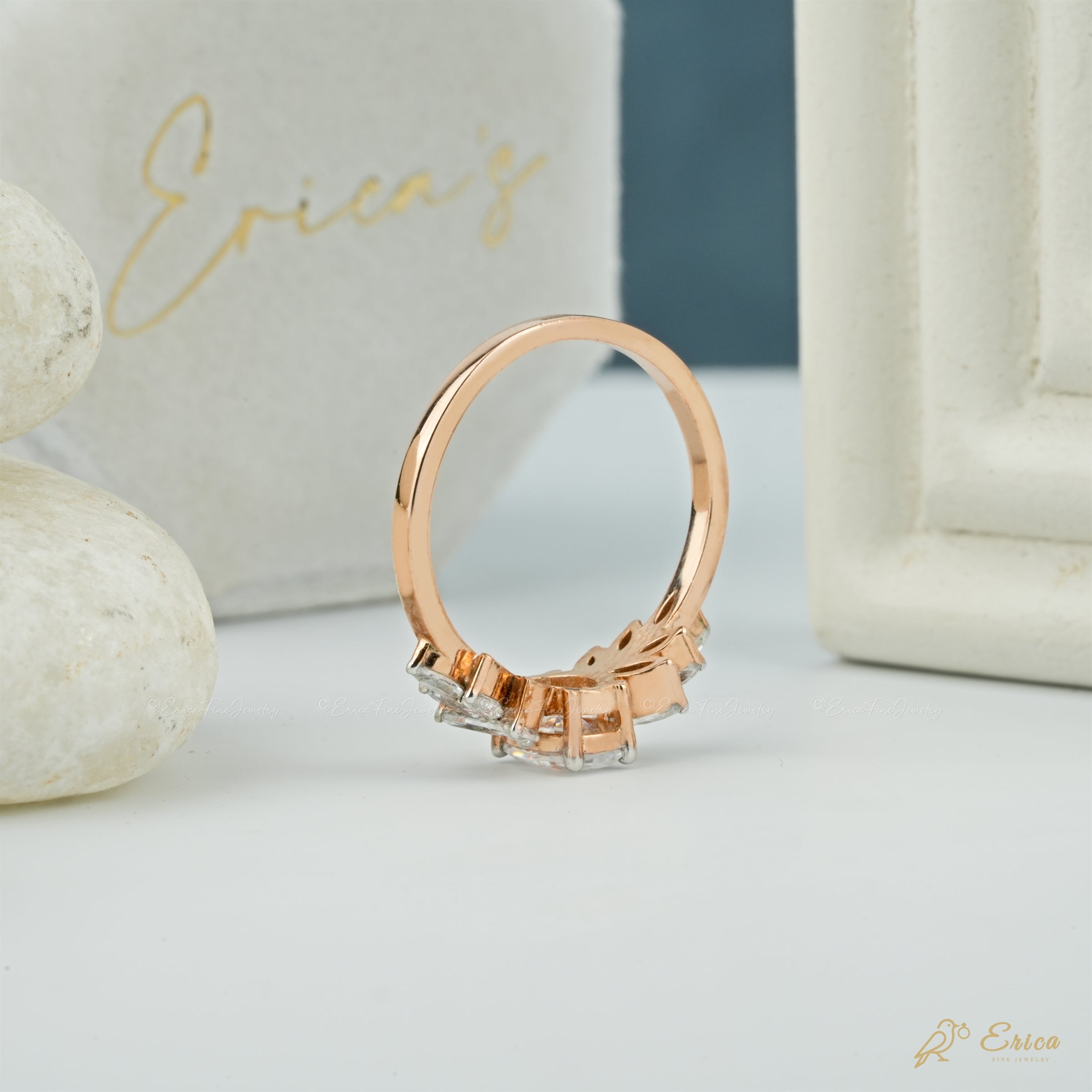 The Eleanor - Vintage Oval with Marquise Sides