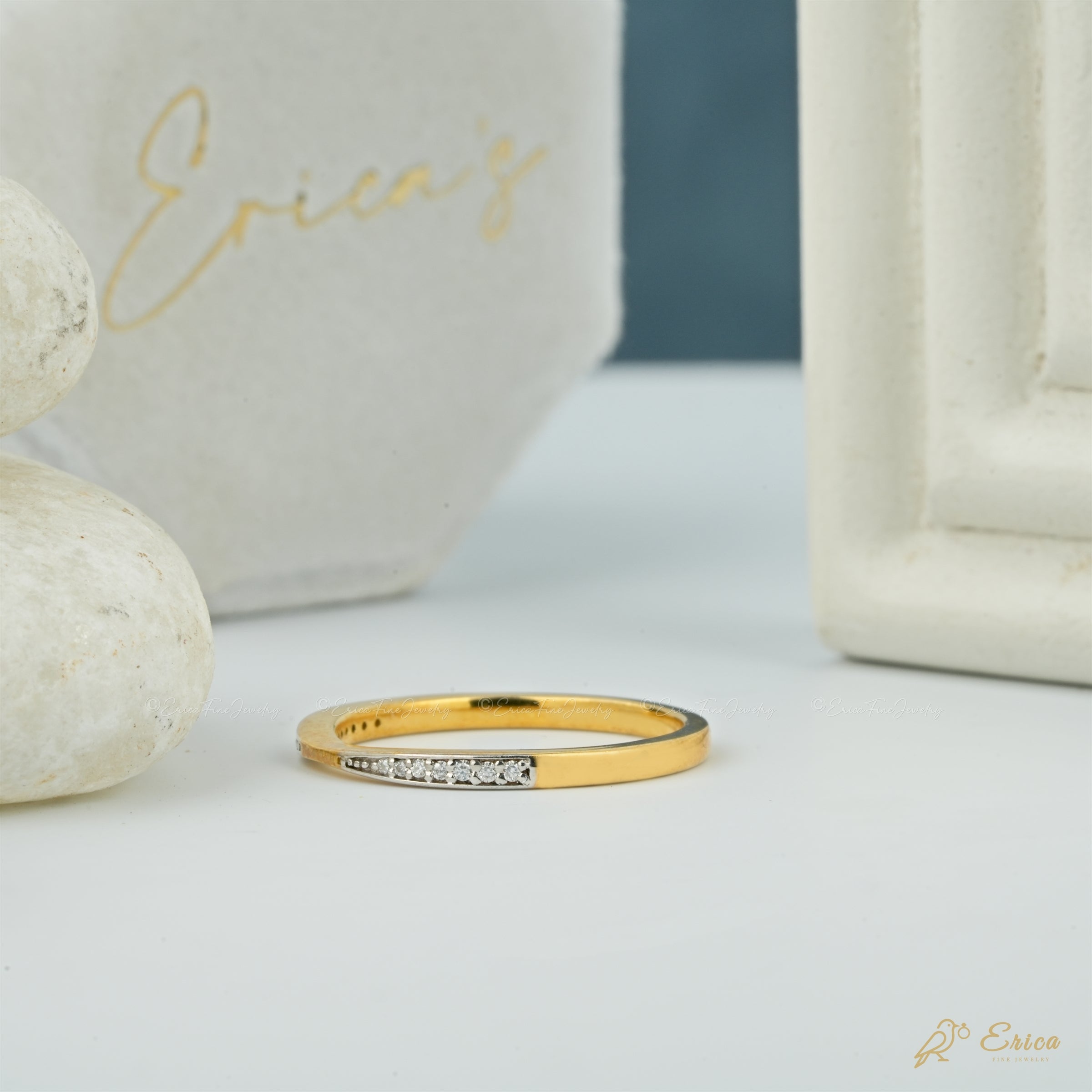 The Delicate - Dainty Pavé Band