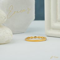 The Florence - Vintage Milgrain Band