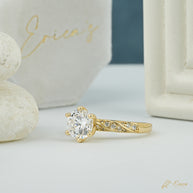 The Infinity - Twisted Pavé Solitaire