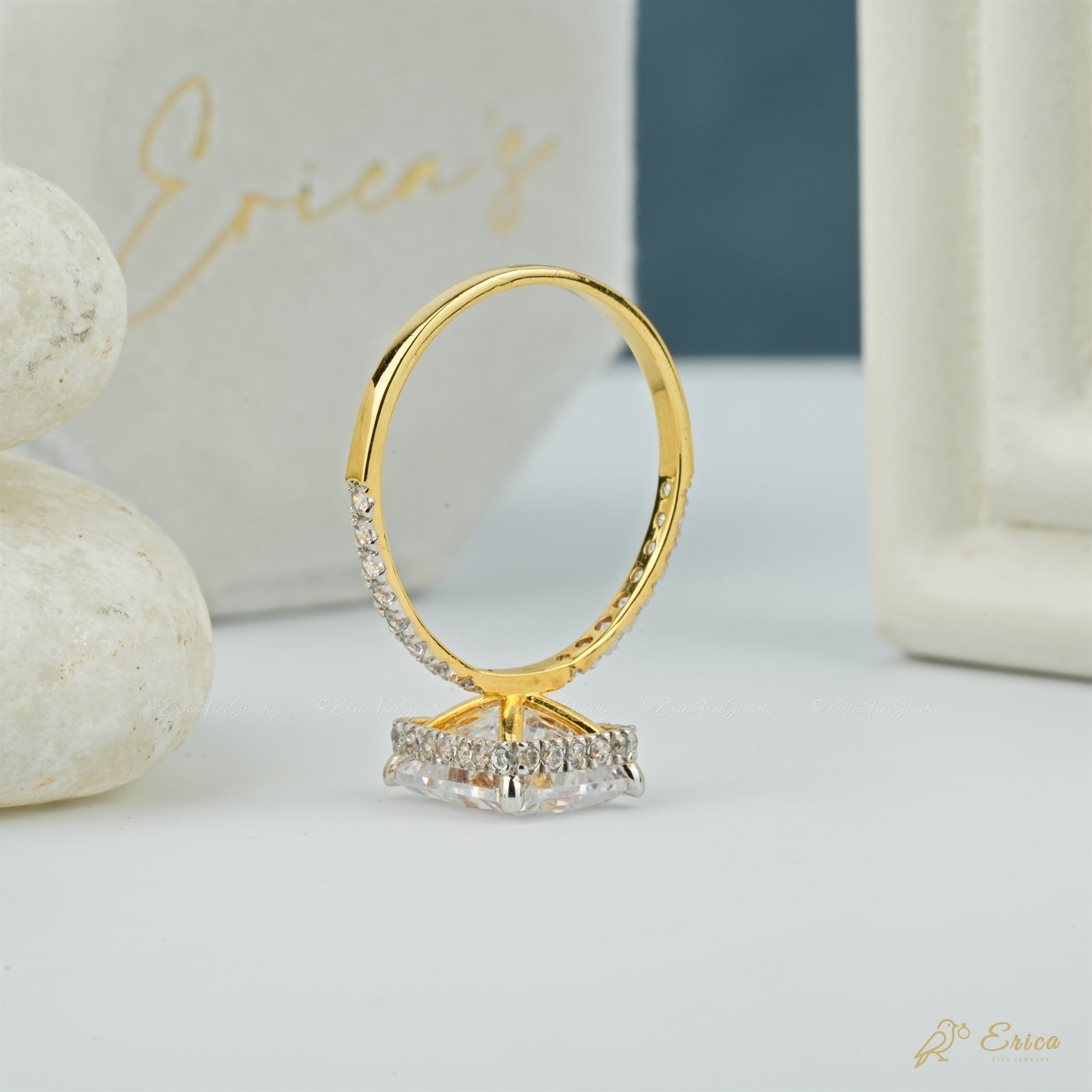 The Beacon - Radiant Hidden Halo Pavé