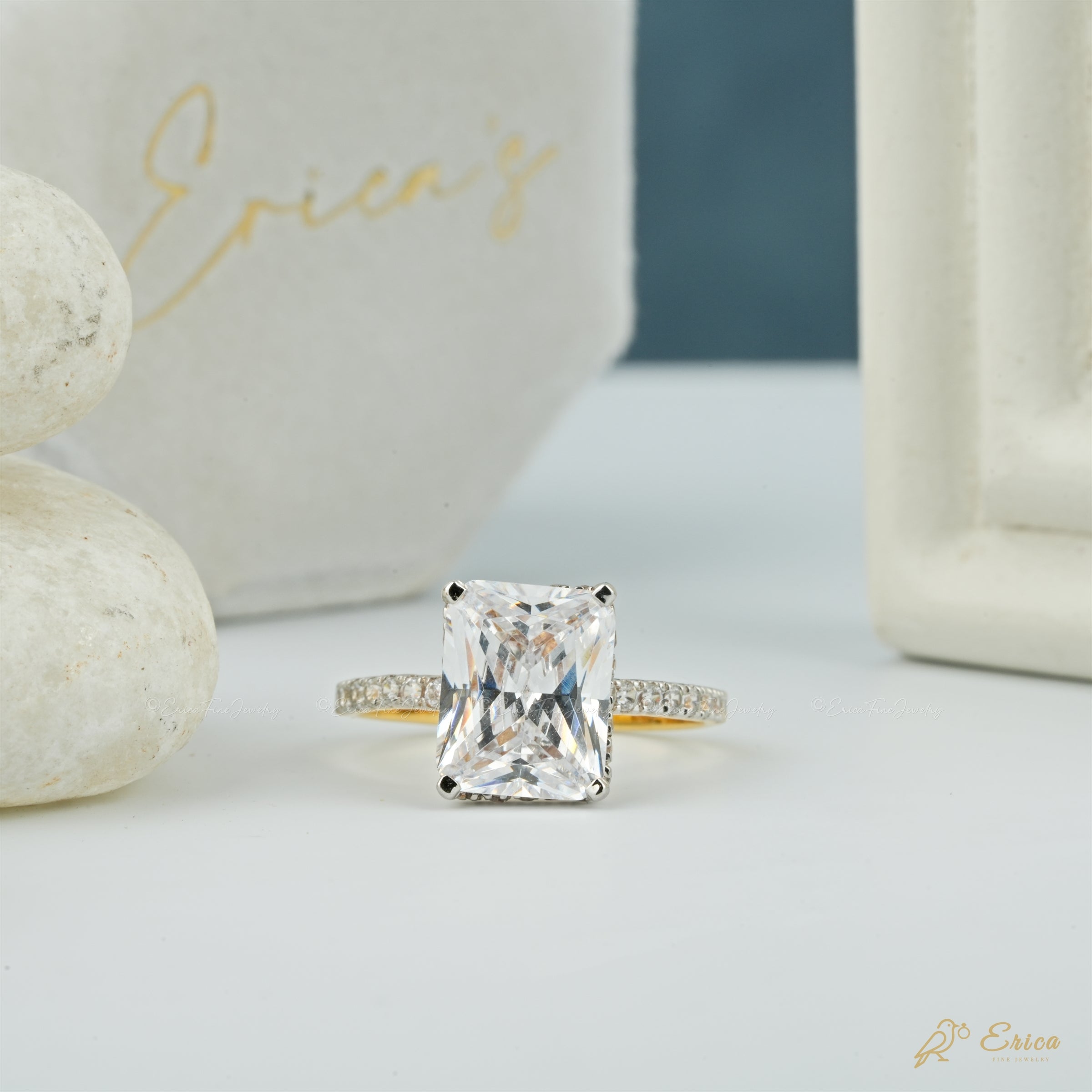 The Beacon - Radiant Hidden Halo Pavé