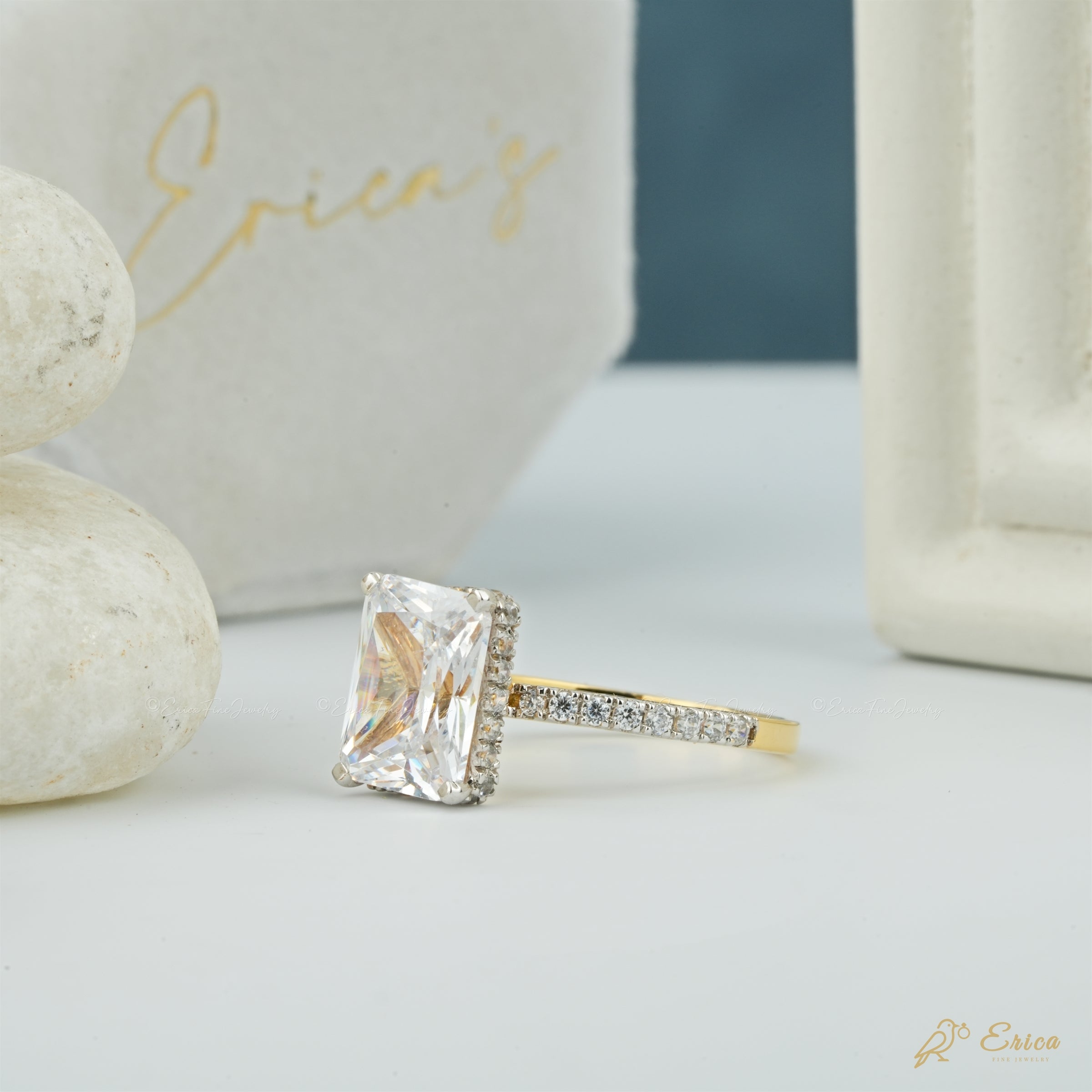 The Beacon - Radiant Hidden Halo Pavé