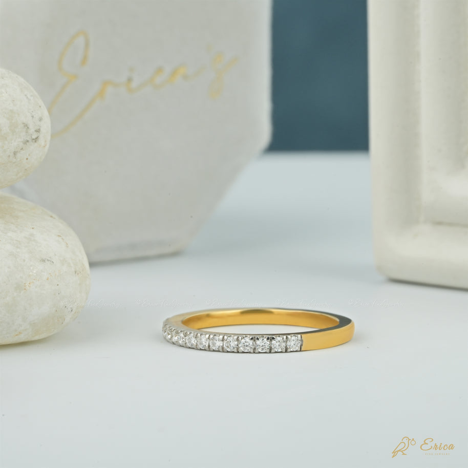 The Radiance - Pavé Semi Eternity Band