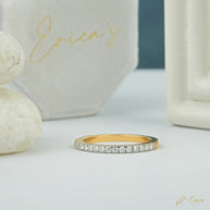 The Radiance - Pavé Semi Eternity Band