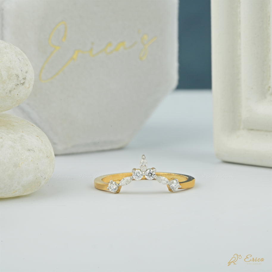 The Crown - Chevron Mixed Cut Band