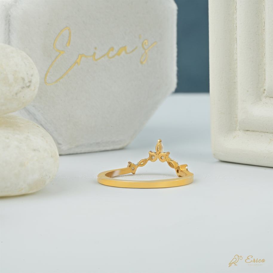 The Crown - Chevron Mixed Cut Band