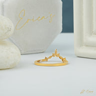 The Crown - Chevron Mixed Cut Band