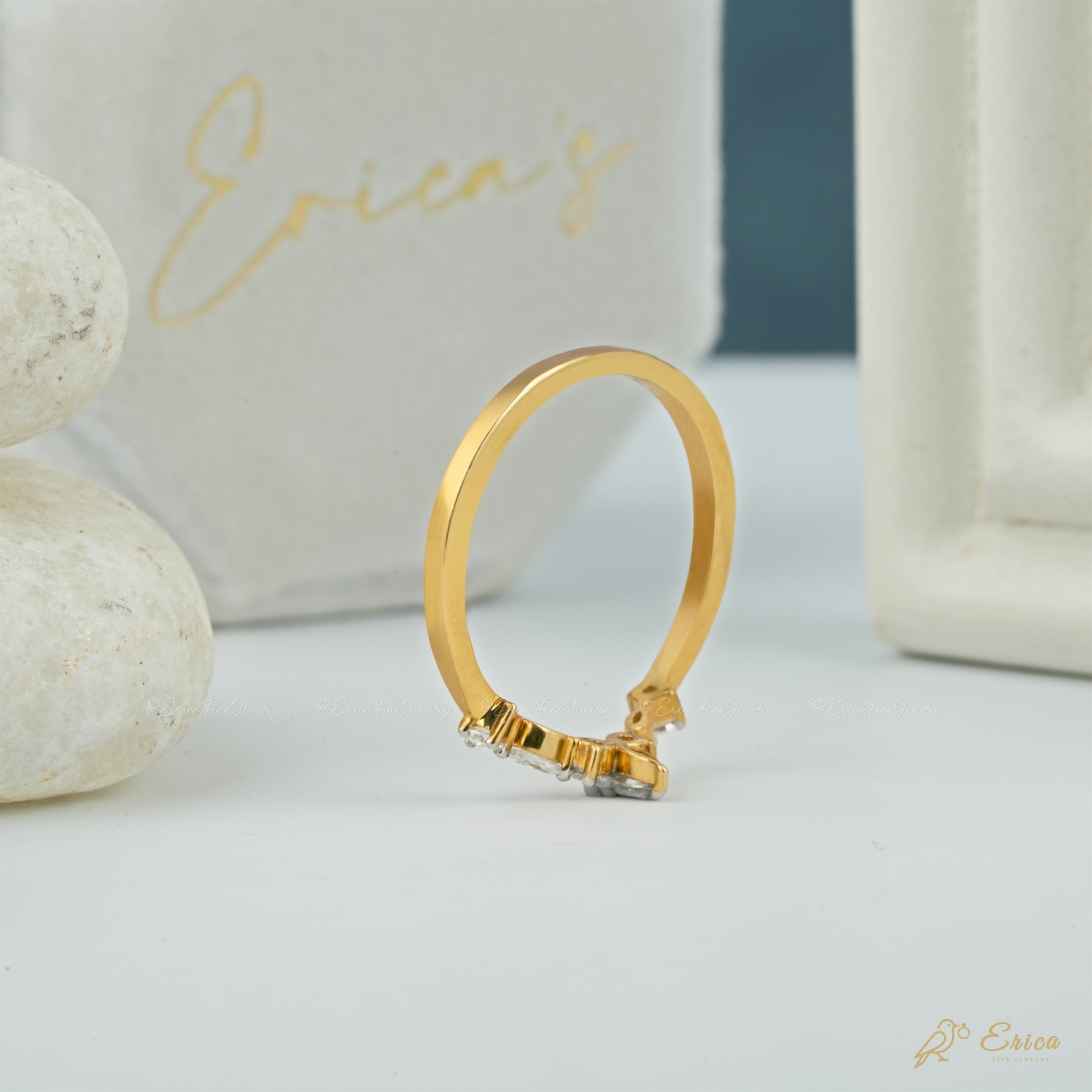 The Crown - Chevron Mixed Cut Band