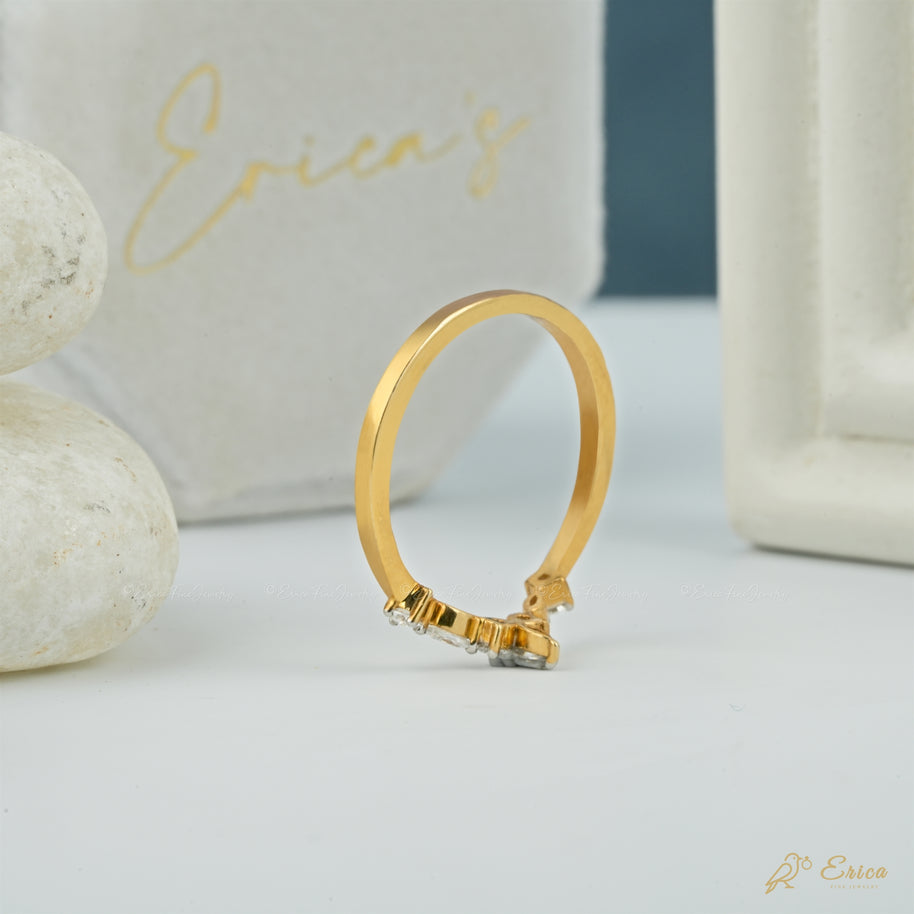 The Crown - Chevron Mixed Cut Band