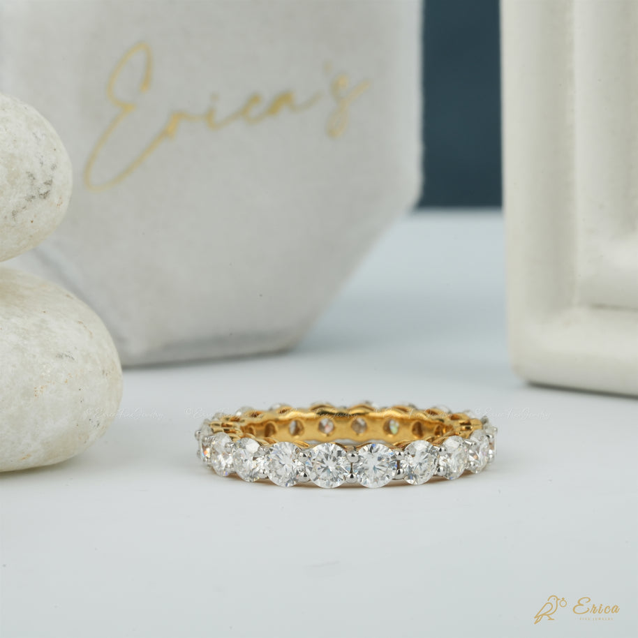 The Classic - Round Brilliant Eternity Band
