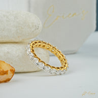 The Classic - Round Brilliant Eternity Band