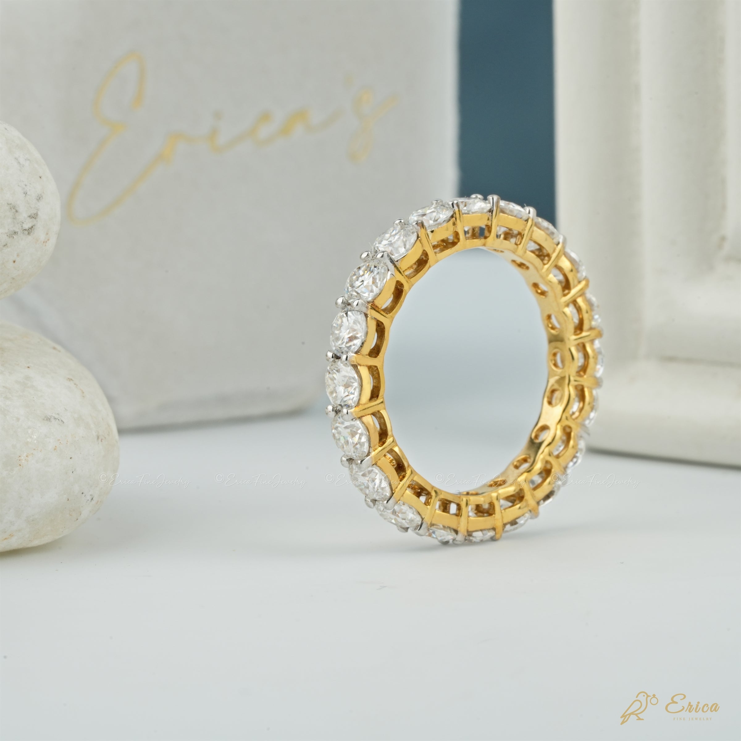 The Classic - Round Brilliant Eternity Band