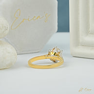 The Moonlight - Round Hidden Halo Pavé