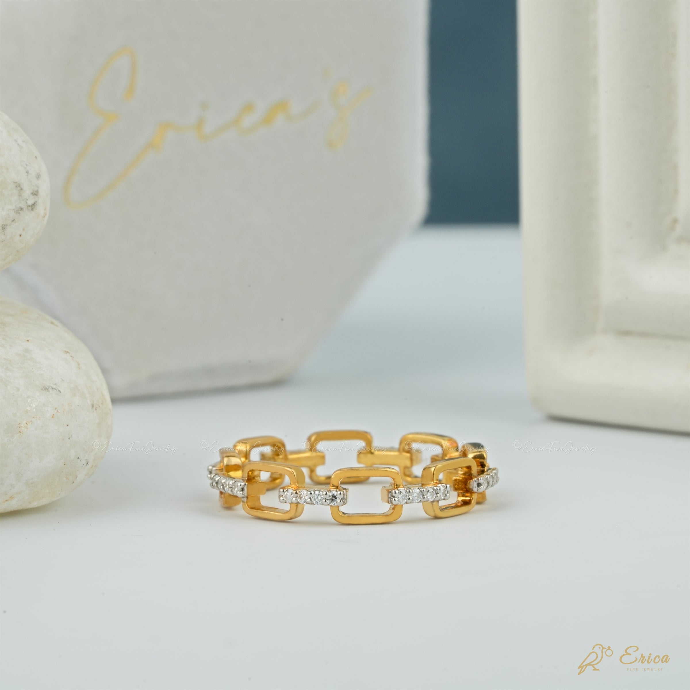 The Link - Chain Pavé Eternity Band