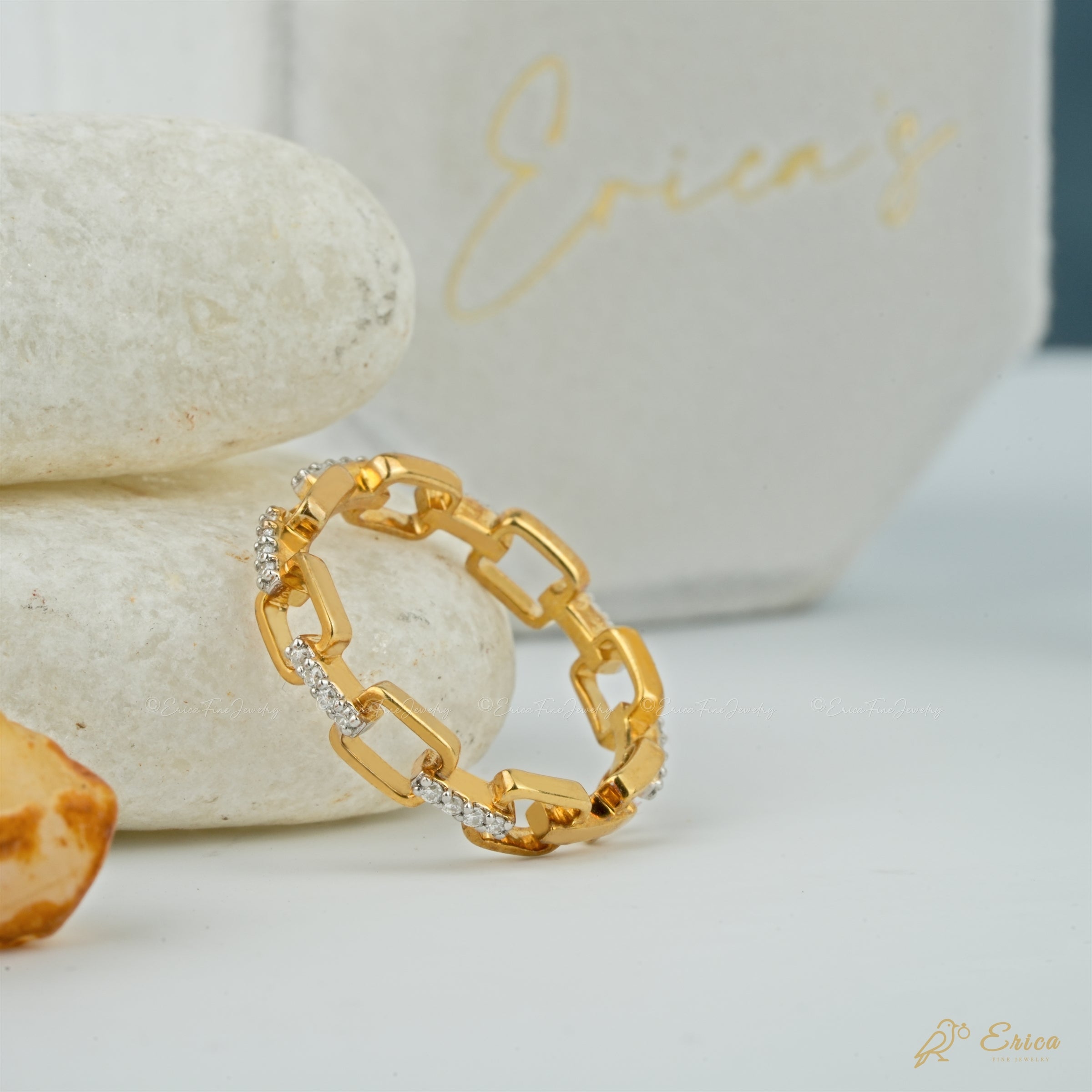 The Link - Chain Pavé Eternity Band