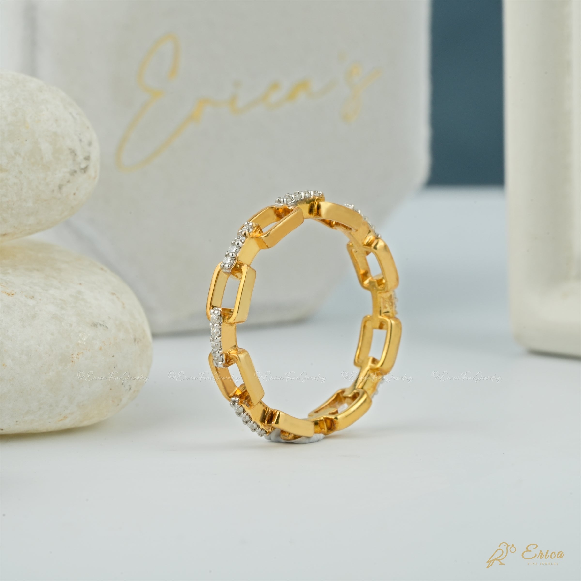 The Link - Chain Pavé Eternity Band