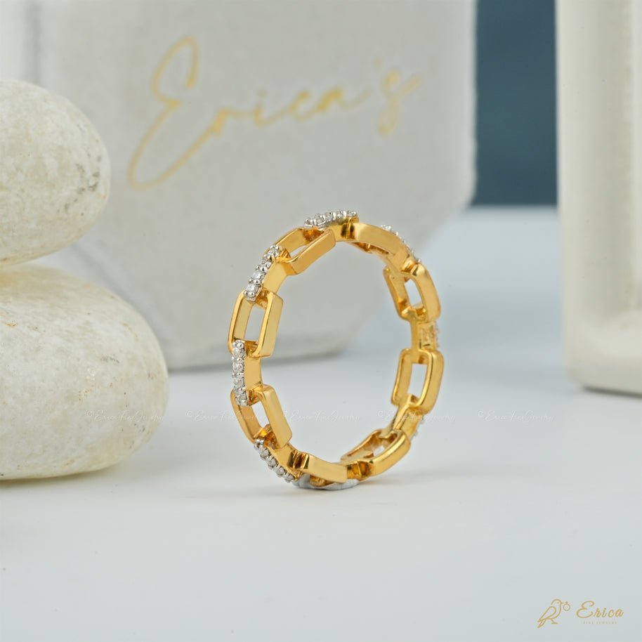 The Link - Chain Pavé Eternity Band