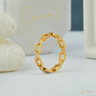 The Link - Chain Pavé Eternity Band