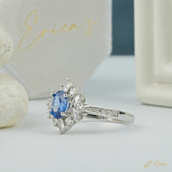 The Ocean - Blue Oval Starburst Halo