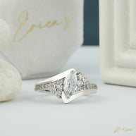The Josephine - Vintage Marquise Cluster