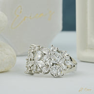 The Bouquet - Vintage Floral Cocktail Ring