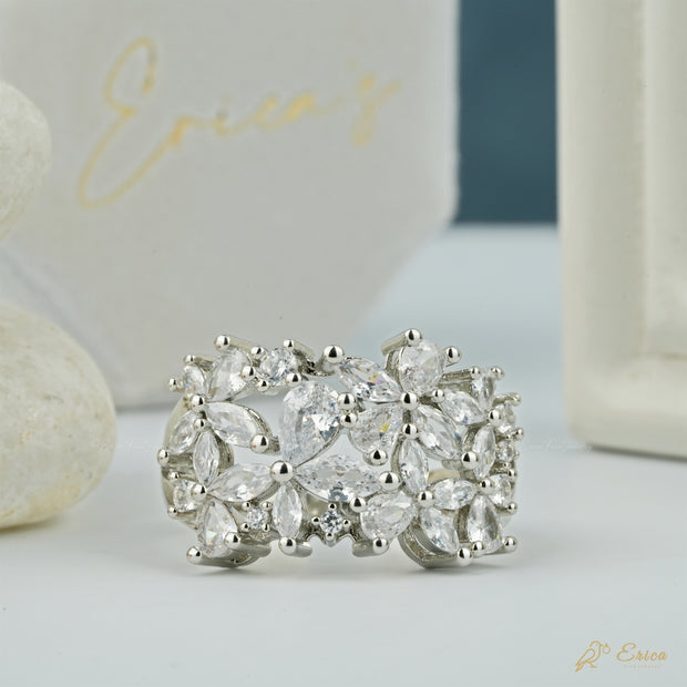 The Bouquet - Vintage Floral Cocktail Ring