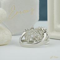 The Bouquet - Vintage Floral Cocktail Ring