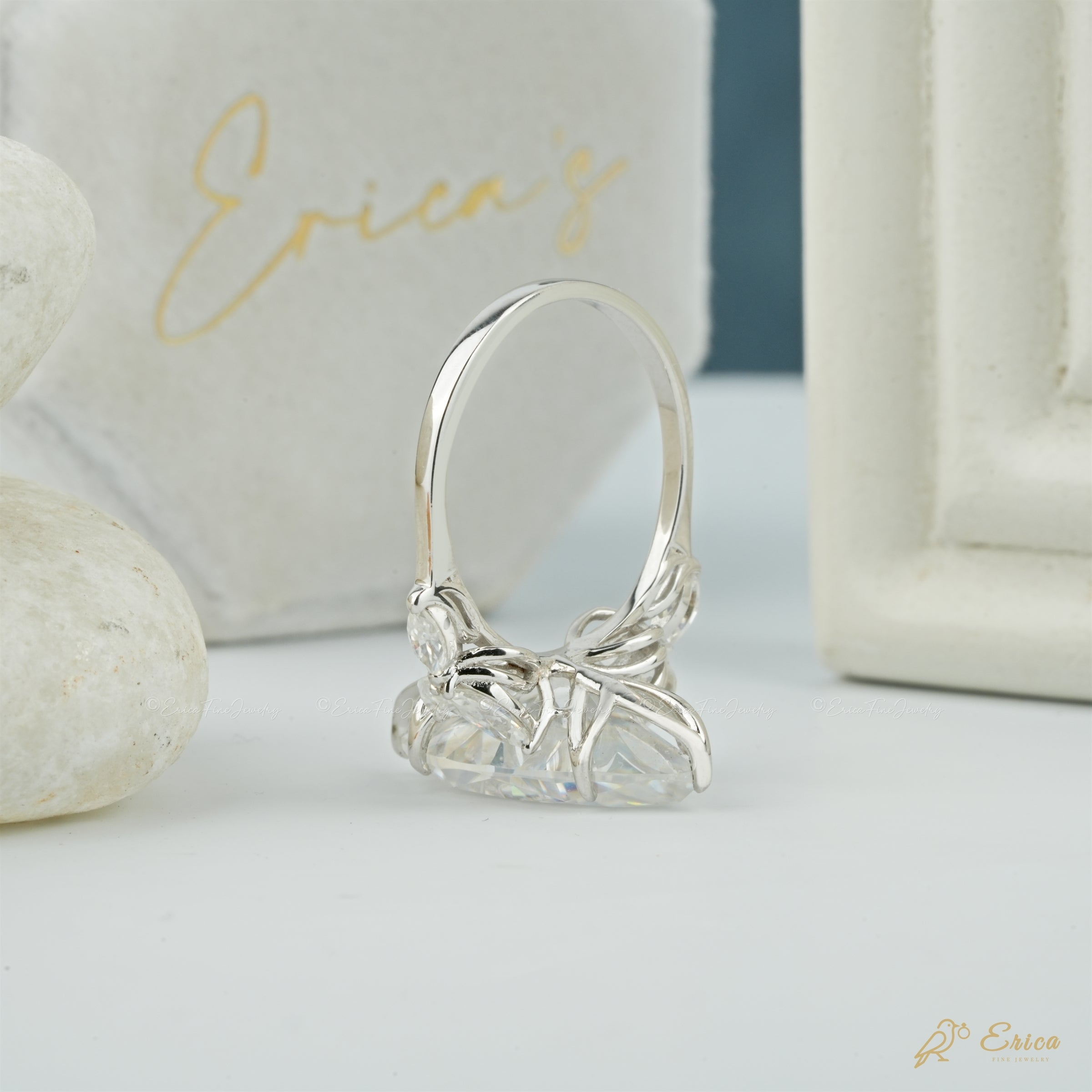 The Botanical - Marquise Cluster Ring