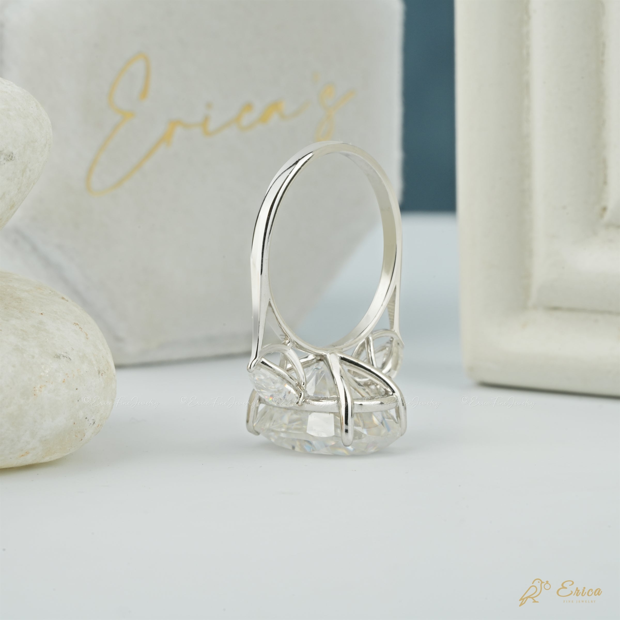 The Grace - Oval Three Stone