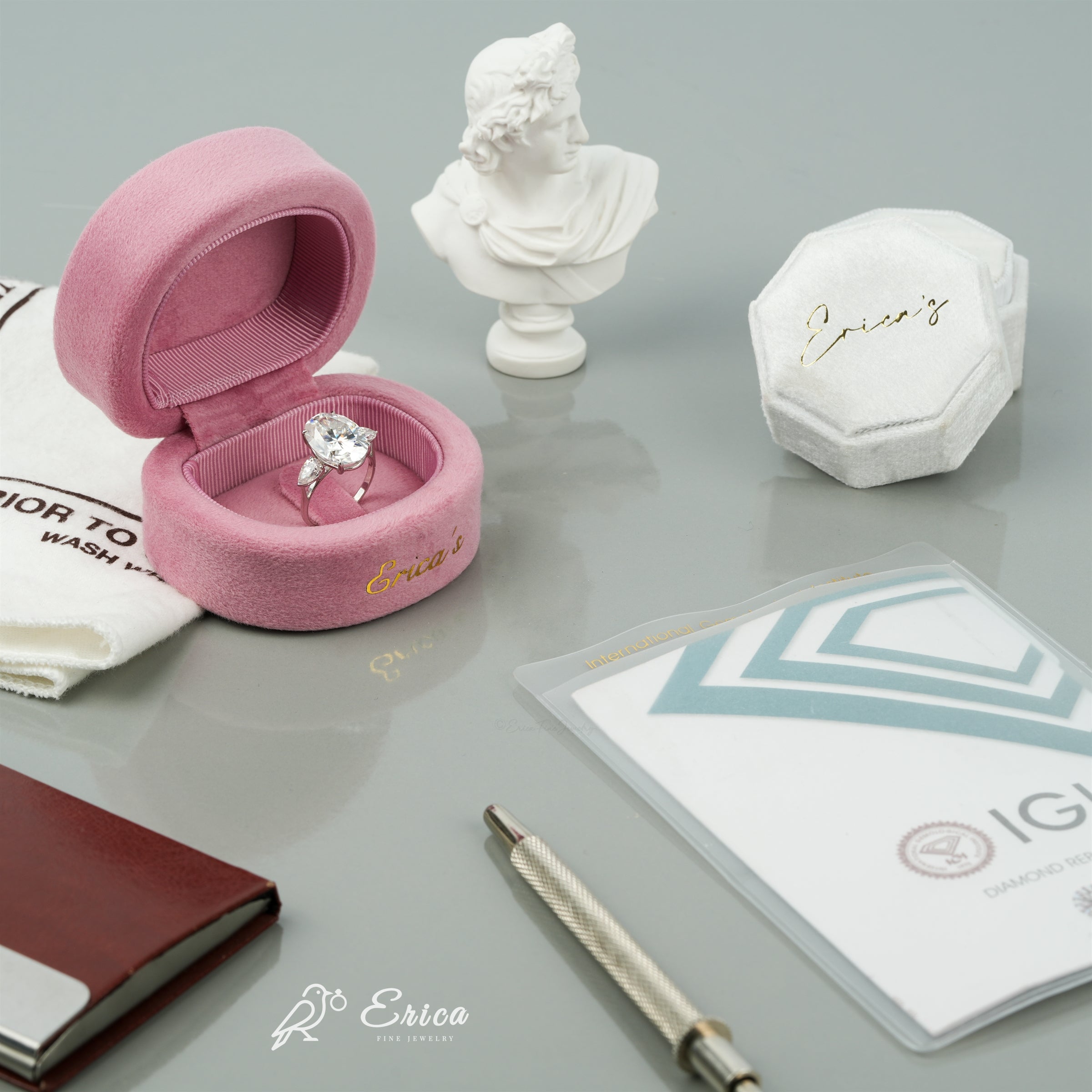 The Grace - Oval Three Stone